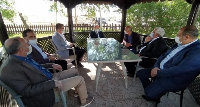 Vali Memiş ve Milletvekili Akdağ'dan Başkan Yücelik'e ziyaret
